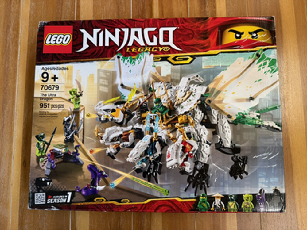 LEGO Ninjago Legacy The Ultra Dragon 70679 951pc Set New Damaged Box Bags Sealed